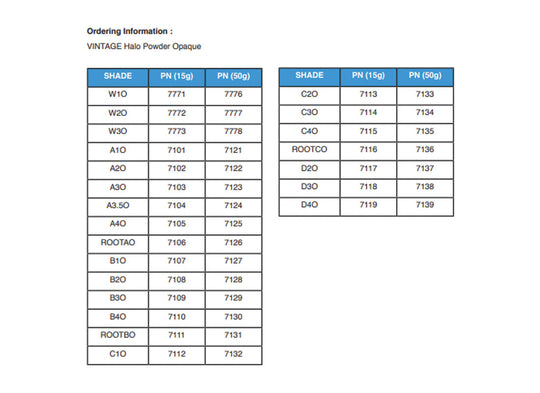 Halo Opaque Powder 15g