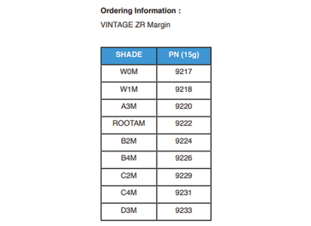 Vintage ZR Margin Porcelain